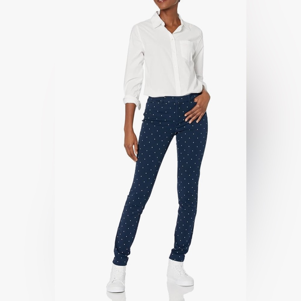 Jeans Amazon Essentials Women's Bi-Stretch Skinny Ankle  Size 8 Color Blue